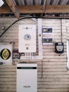 Load shedding solution 8kw sunsynk and battery